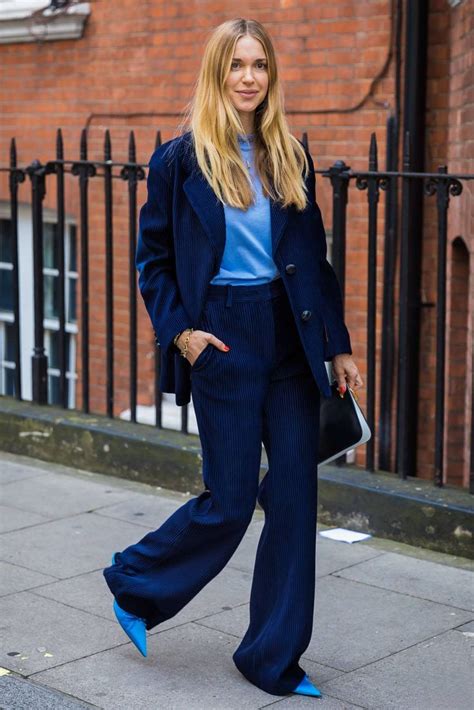 16 Navy Blue Pants Outfit Ideas Courtesy Of The Fashion Set Blue