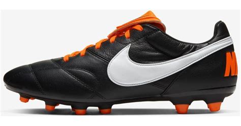 Nike Leather Premier Ii Fg Firm Ground Soccer Cleat Black Clearance