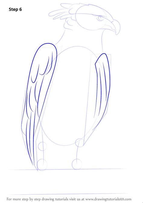 Step By Step How To Draw A Harpy Eagle