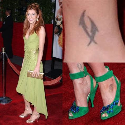 Alyson Hannigans Tattoos And Meanings Steal Her Style