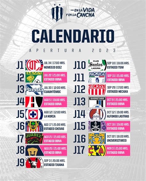 Conoce El Calendario De Rayadas Para El Torneo Apertura 2023 Sitio