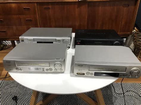 4X FAULTY VCR VHS Players Sharp VC H705 VC A300 VC A62 Sony SLV EZ70