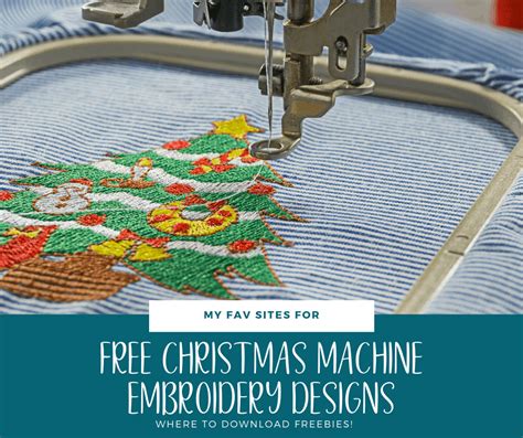 500 Free Christmas Machine Embroidery Designs