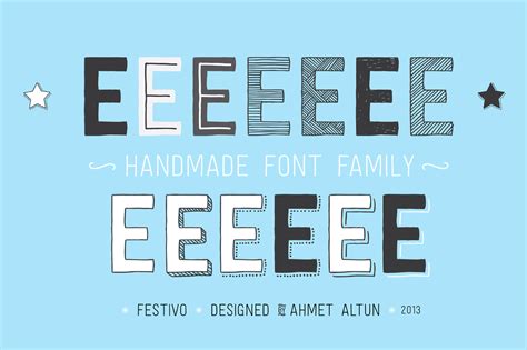 Festivo Letters Lettering Fonts How To Draw Hands Handmade Font