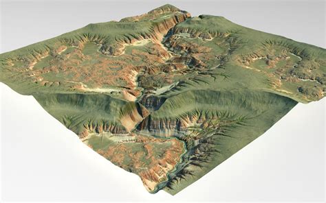 Terrain MTH108 3D model | CGTrader