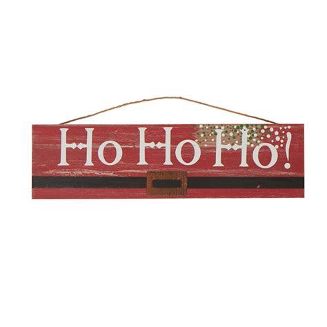 Ho Ho Ho Christmas Sign Wall Art Christmas And Winter Holiday