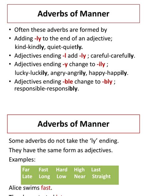 A collection of english esl worksheets for home learning, online practice, distance learning and english classes to teach about adverbs, of, manner, adverbs. Adverbs of Manner (1) | Adverb | Adjective