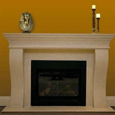 Amalfi Cast Stone Fireplace Mantel Surround Modern Luxury Etsy Canada