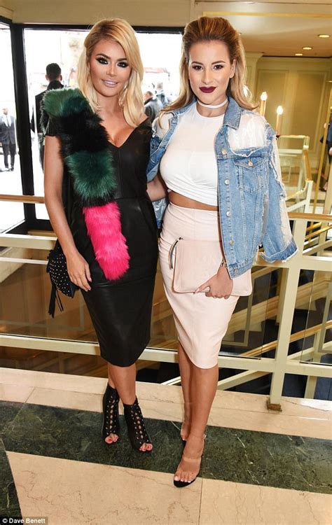 Towies Chloe Sims Georgia And Ferne Look Glam At Tric Daily Mail Online