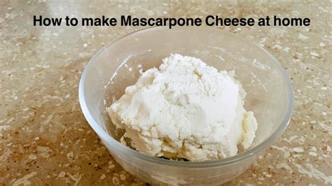 Homemade Mascarpone Cheese How To Make Mascarpone Cheese At Home Mascarpone Cheese Recipe