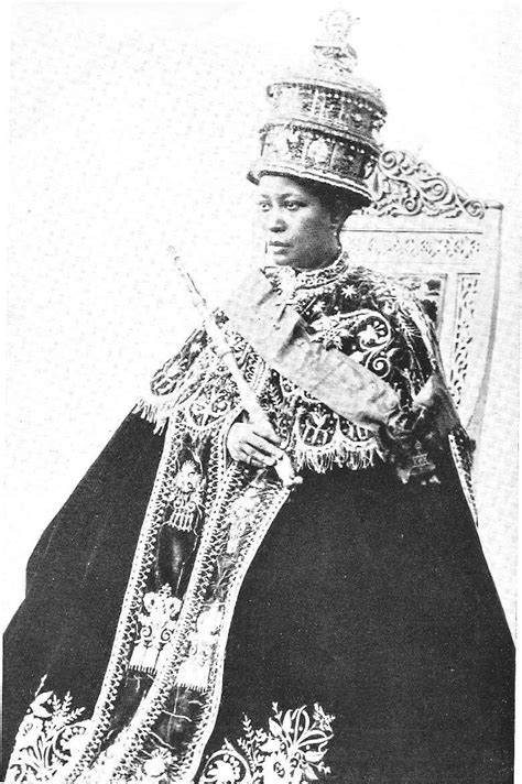 Empress Zauditu Menelek African Culture African History Women In