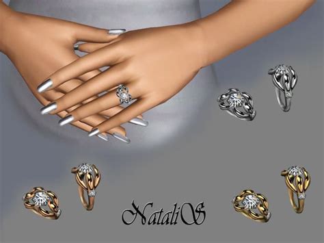 Diamond Engagement Ring By Natalis Sims 3 Downloads Cc Caboodle