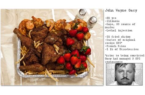 He sexually assaulted, tortured and you can read more about him in this article if you are curious that is. Death row meals served to serial killers and other ...