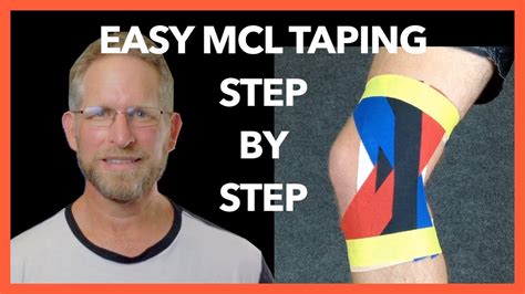 Mcl Taping Tutorial How To Tape A Medial Collateral Ligament Mcl Youtube