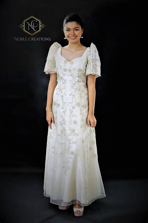 Filipiniana Dress Embroidered Mestiza Gown Filipino Barong The Best Porn Website