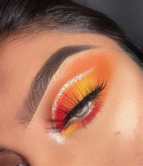 Pin On Eye Makeup Orange