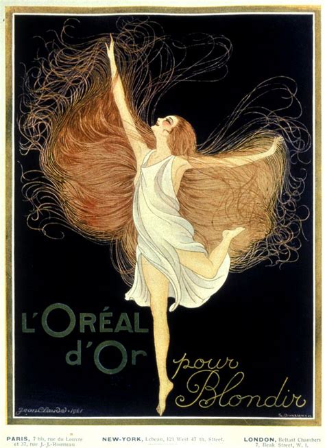 beautiful vintage l oréal ad l oréal d or pour blondir loreal loreal hair poster l oréal