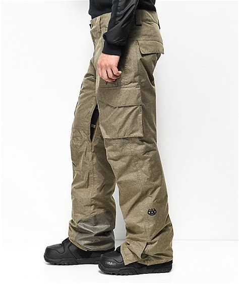 686 Mens Infinity Insulated Cargo Pant 滑雪褲 Khaki Melange All Ride