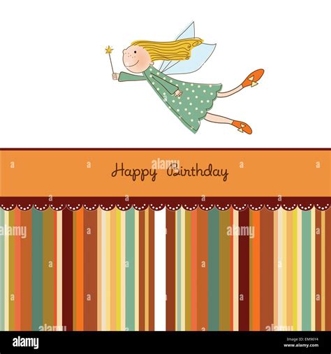 Happy Birthday Greeting Card Vector Illustration Stock Vector Image