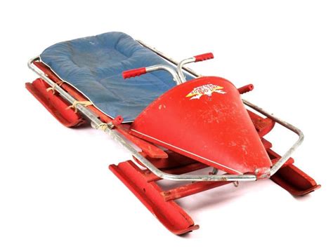 Bob O Link Bobsled With Padding C 1940s 1960