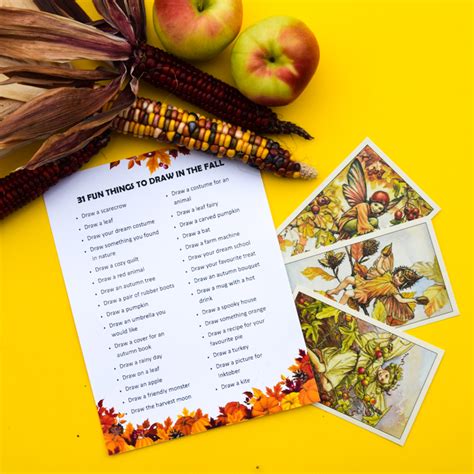 Fun Things for Kids to Draw in the Fall | Adventure in a Box Where i got the images: