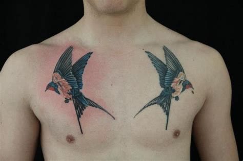 Bird Chest Tattoo Designs Ideas And Meaning Tattoos For You