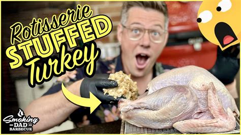My Ultimate Kamado Joe Turkey With Stuffing On The Joetisserie Is Next Level Awesome Youtube
