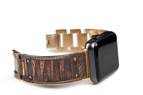 Troubadour Apple Watch Band In Copper Wide Watchcraft