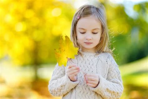 Little Girl Having Fun Outdoors Stock Photo By ©mnstudio 110195874