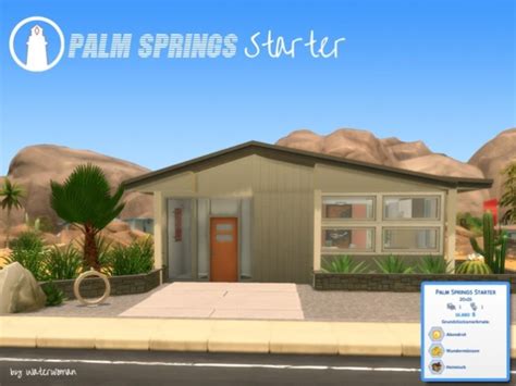 Palm Springs Starter By Waterwoman At Akisima Sims 4 Updates