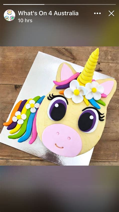 Fun and festive fondant shapes speeds up production and adds a beautifully detailed touch to your cake creations. Easy unicorn cake | Unicorn birthday cake, Birthday sheet ...