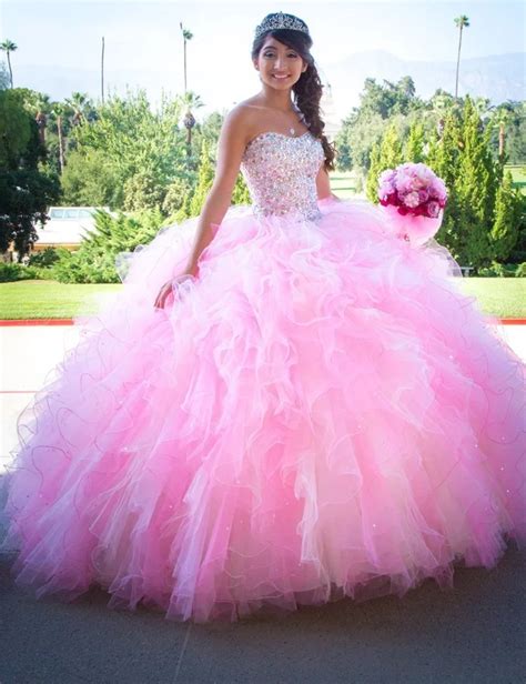 50 Newest Pink Lace Quinceanera Dresses