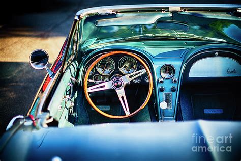 Sophisticated American Classic Car Interior Photograph By George Oze