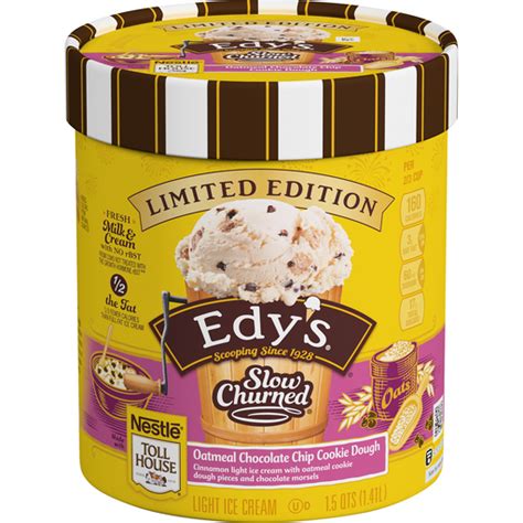 Some people shiver and cringe at the very notion. EDY'S/DREYER'S SLOW CHURNED Limited Edition Oatmeal ...