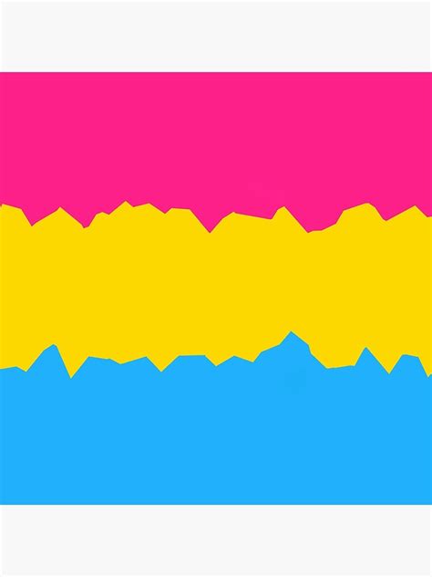 Pansexual Pride Flag Lgbtq Community Poster For Sale By Izzyrosedesigns Redbubble