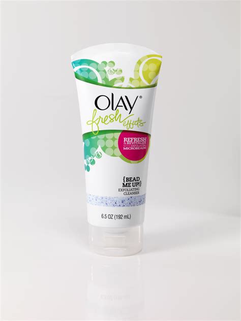 Bead Me Up Exfoliating Cleanser Olay Fresh Effects Moisturizer Cream