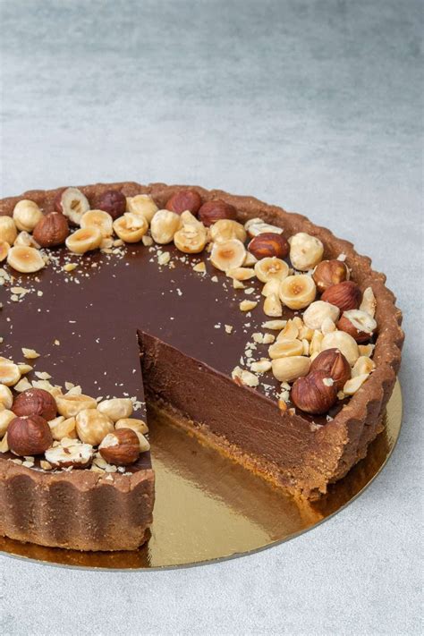 No Bake Chocolate Hazelnut Tart Spatula Desserts