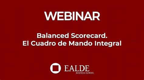 Balanced Scorecard El Cuadro De Mando Integral YouTube