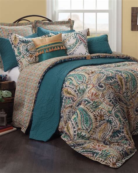 Paisley Five Piece Comforter Set California King Main View With