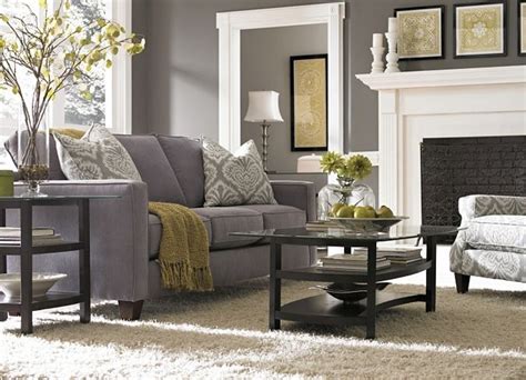 Gray And Yellow Living Room Around The House Pinterest