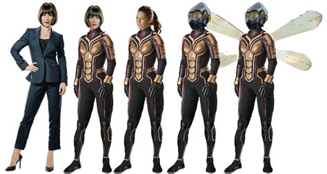 Separate hair into three equal sections with middle section right on the center of the head. The Wasp. Hope Van Dyne. Antman and The Wasp.