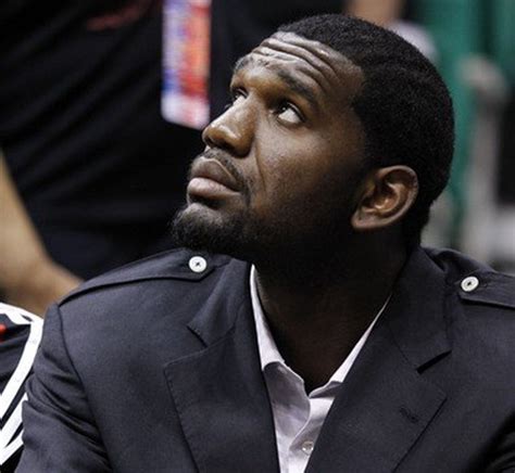 Greg Oden Takes In Cleveland Cavaliers Game Cleveland