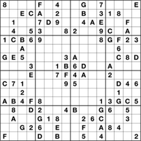 Levels of 16x16 sudoku puzzles. Buy Sudoku logic puzzles from Any Puzzle Media