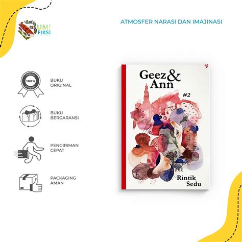 Jual Novel Geez And Ann 2 Rintik Sedu Gagasmedia Bumifiksi