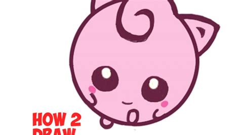 Easy Cute Jigglypuff Pokemon Drawing Smithcoreview