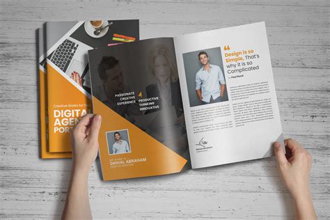 Digital Agency Portfolio Brochure V1 111759 Brochures Design Bundles