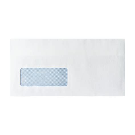 Dl Window Envelope 80gsm Self Seal White 1000 Pack Wx3455