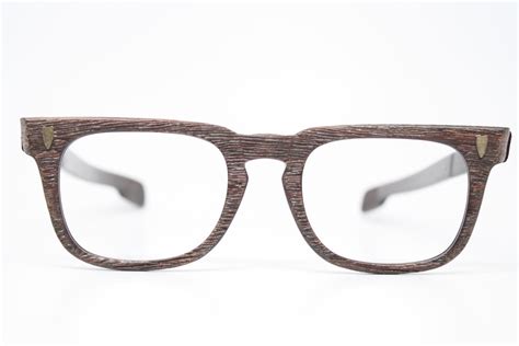 Nos Beautiful Redwood Vintage Mens Eyeglasses Arnel Johnny Depp 60s Etsy Vintage Men
