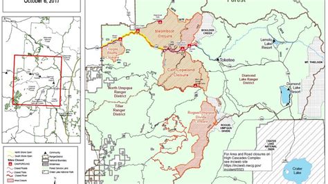 Umpqua North Complex Mitigation Of Trees And Snags Along Hwy 138 To Be