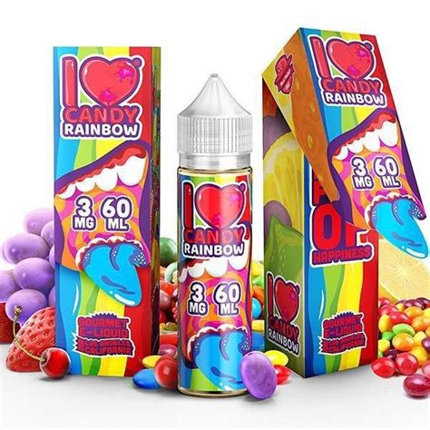 I Love Candy Rainbow E Juice From Sweet Cherry To A Sour Lime And
